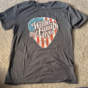 Hanes Gray Tee with Patriotic Graphic